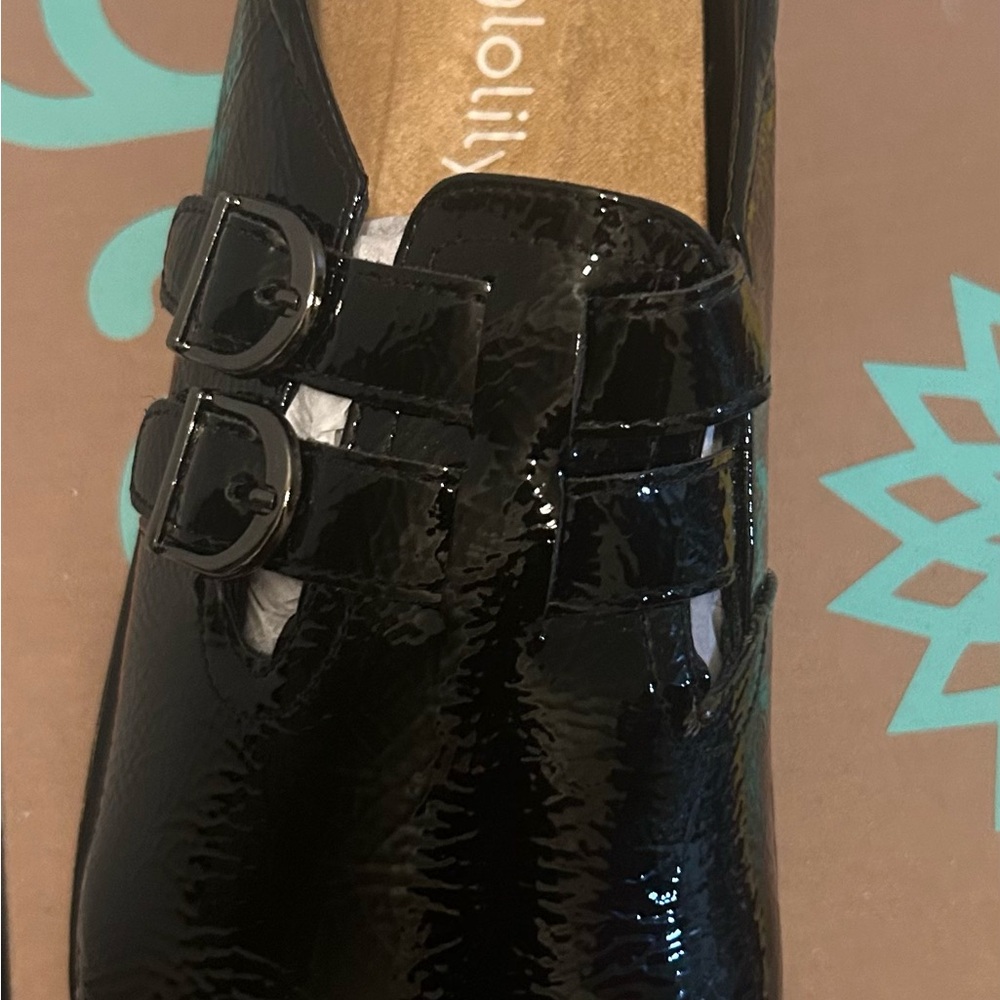 Lilly Pulitzer Women's Black Patent Loafers